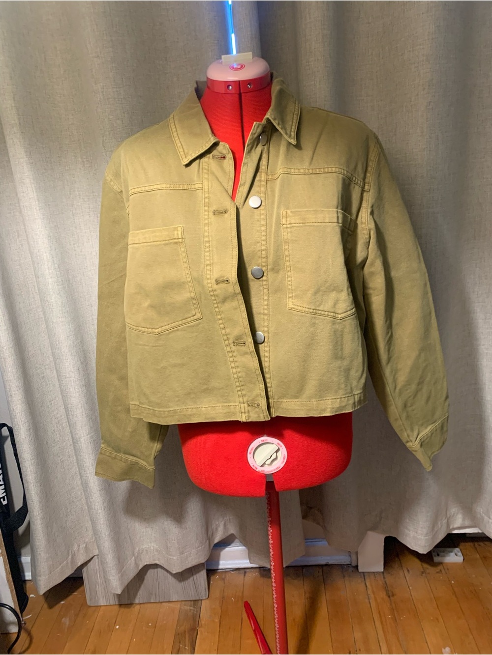 l*space Olive Utility Jean Jacket